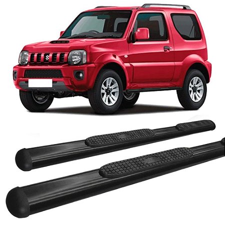 Estribo Lateral Suzuki Jimny Oblongo Oval Preto