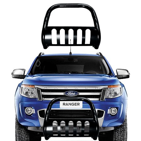 Para-Choque de Impulsão Com Protetor Ranger 2013 Em Diante Preto