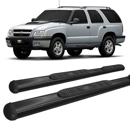 Estribo Blazer Até 2011 Oblongo Oval Preto