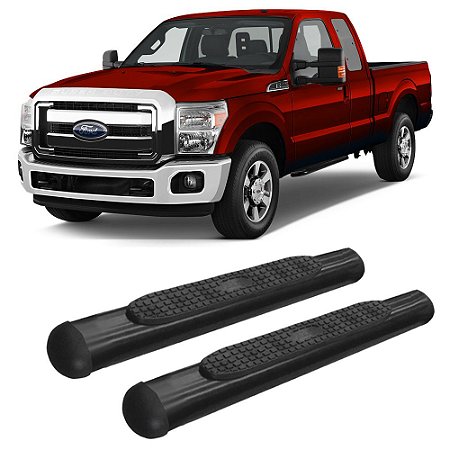 Estribo F-250 OVAL OBLONGO PRETO C/S