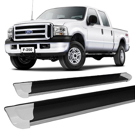 Estribo F-250 Personalizado Branco C/D