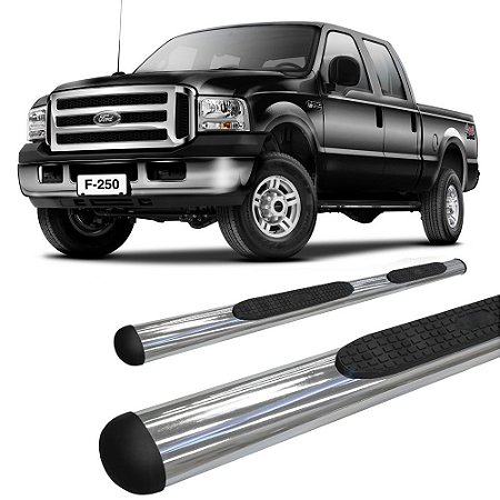 Estribo F-250 OVAL OBLONGO CROMADO C/D