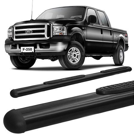 Estribo F-250 OVAL OBLONGO PRETO C/D