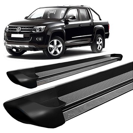 Estribo Amarok Personalizado Preto Fosco C/Dupla