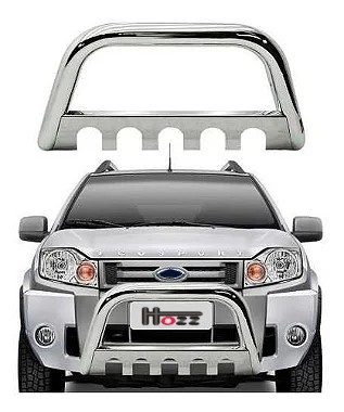 Quebra Mato Ecosport 2008 a 2012 Cromado Chapa