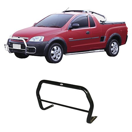 Para-Choque De Impulsão Com Barra Montana 2004 a 2010 Preto