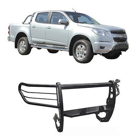 Para choque de impulsão S10 12 A 20 c/ Suporte Guincho Preto