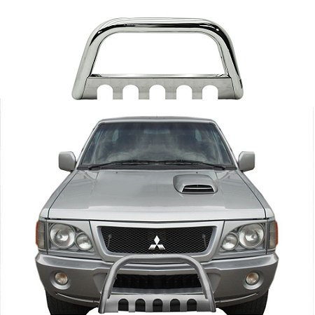 Para-Choque de Impulsão L-200 05 a 11 Cromado Protetor Carter