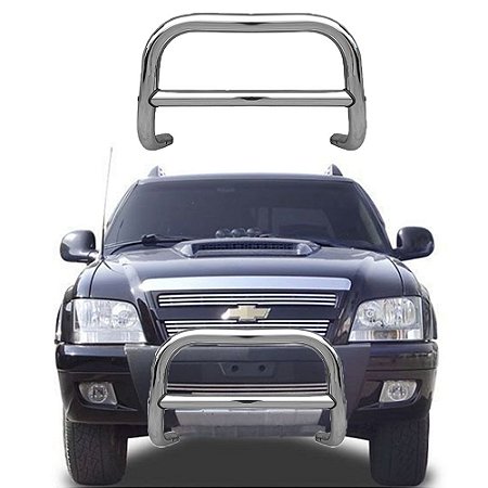 Para-Choque de Impulsão S10 94 a 2011 Cromado C/Barra
