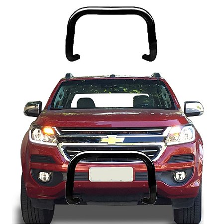 Para-Choque de Impulsão S10 12 a 2020 Preto S/Barra