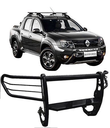 Para-Choque de Impulsão Base Guincho OROCH, DUSTER PRETO