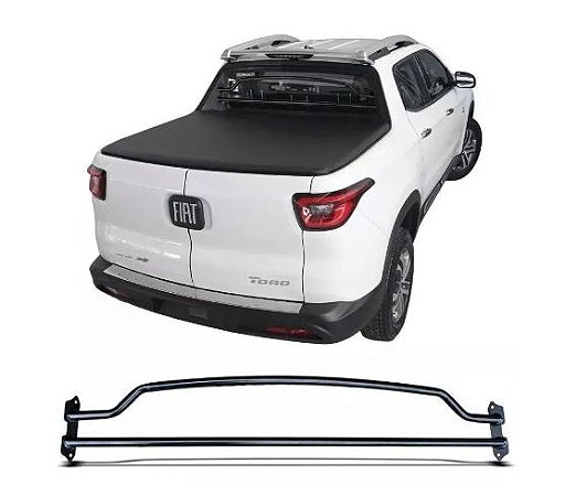 Proteção Vidro Traseiro Fiat Toro 2016 a 2020 Preto