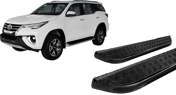 Estribo Chapa Aço Preto SW4 2016 a 2020
