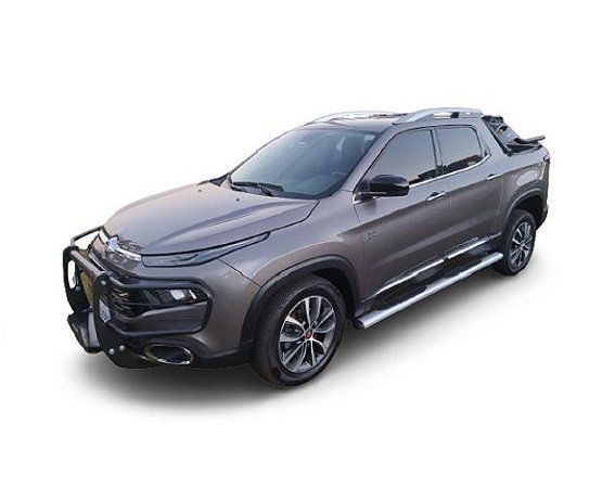 Kit Quebra Mato Santo Antônio e Estribo Fiat Toro
