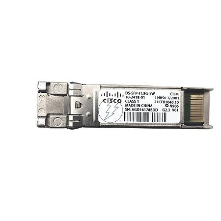 Transceiver mini Gbic Cisco 10-2418-01 DS-SFP-FC8G-SW: SFP+ 8GB 550m 850nm