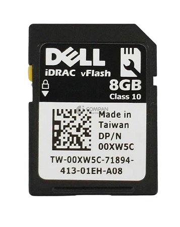 Card Dell PowerEdge Server 8 Giga iDRAC VFlash SD Card - 00XW5C