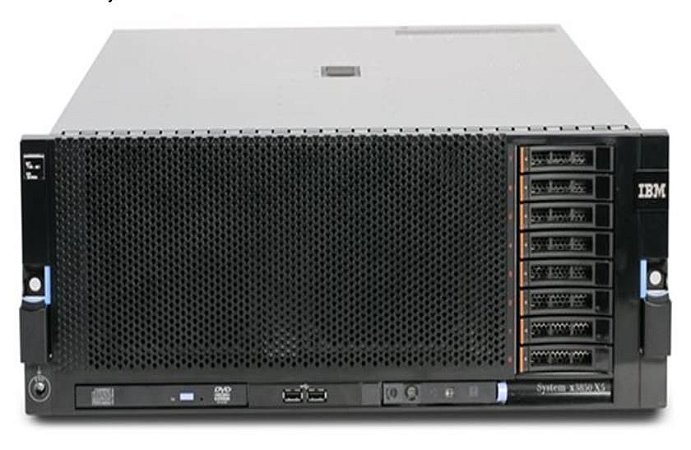 Servidor IBM X3850 X5: 4x Xeon 10 Core, 32GB, 2x SAS 600GB