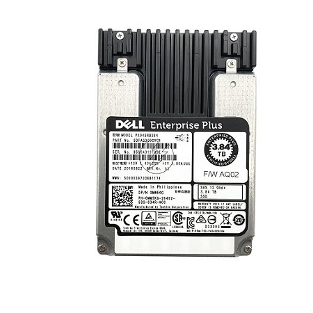 HD SSD Dell 3.84TB, 2.5", SAS PX04SRB384 SDFAG00DGA01 0MW5KG