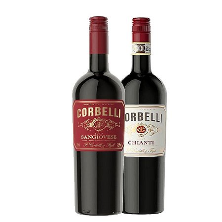 KIt 2 Vinhos italianos Corbelli