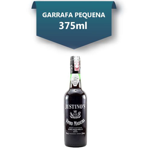 Vinho Justino's Madeira 3 anos Doce 375ml