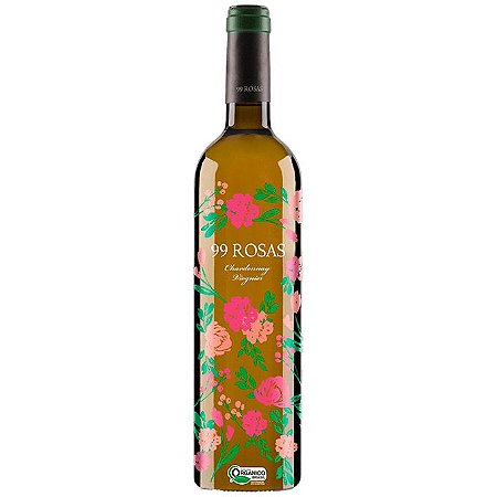 Vinho 99 Rosas Orgânico Viognier Chardonnay Edição Especial