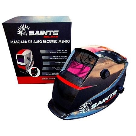 Máscara de solda automática com regulagem Saints