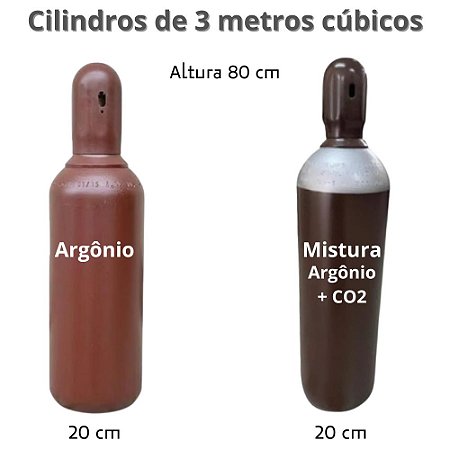 CILINDRO   ARGONIO/MIX 20L / 3M