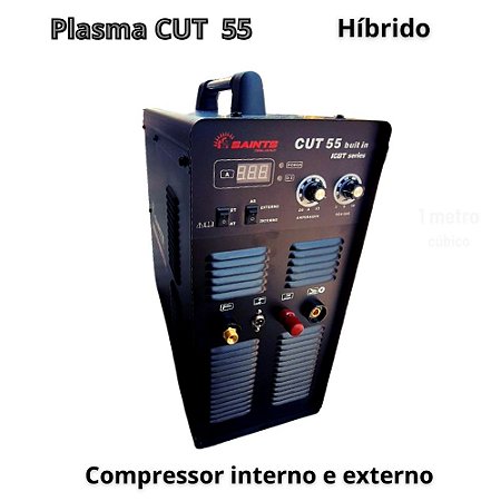Plasma  CUT 55A Saints com compressor embutido 20V monofásico