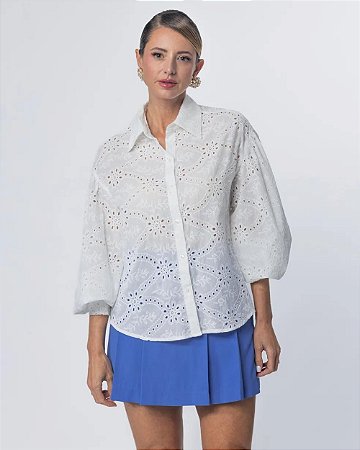 Camisa Manga Bufante Laise Unique Chic