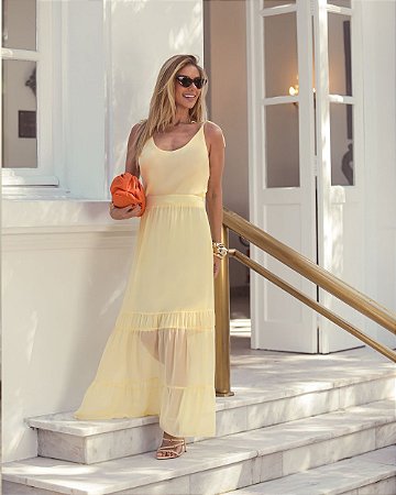 Saia Longa Chiffon Donna Ritz