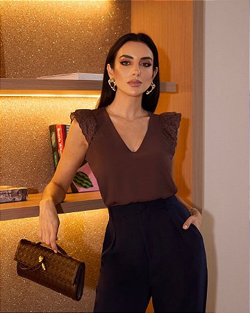 Blusa Manga Laise Milalai