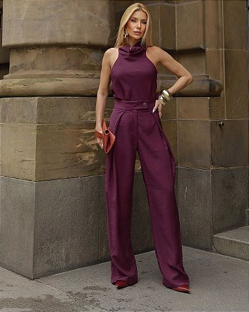 Conjunto Alfaiataria Regata e Calça