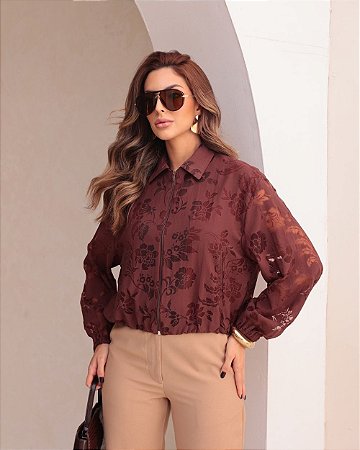 Jaqueta Devorê Com Zíper