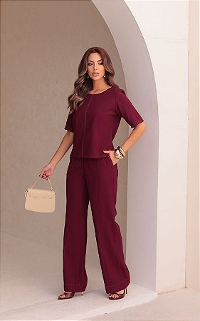 Conjunto Alfaiataria Pespontado