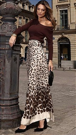 Blusa Em Tricot Canelado Assimétrico