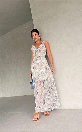 Vestido Midi Alça Yoryu Donna Ritz