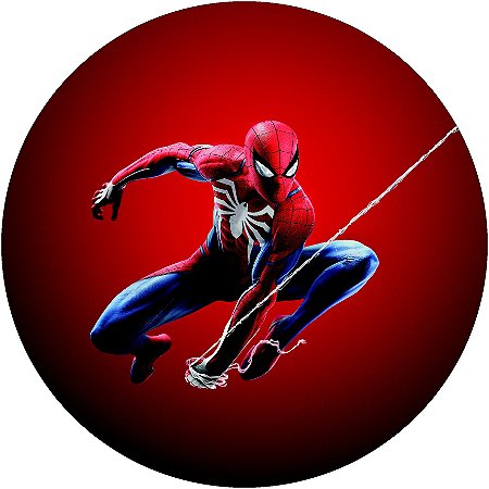 Painel Redondo Personalizado Spiderman