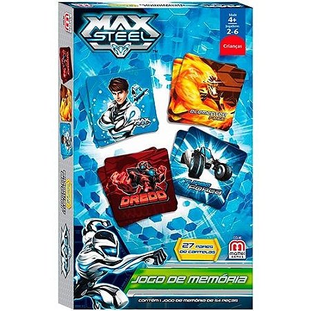 Jogo da memória Max Steel - Mattel - Larocas Baby