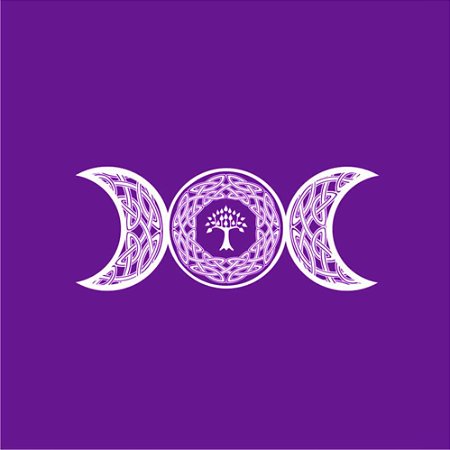 Triluna - Símbolo Sagrado em Lindas Toalhas