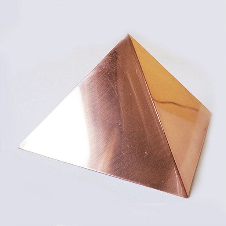 Pirâmide de Cobre Polida 10cm