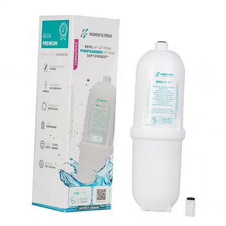 REFIL FILTRO HIDROFILTROS PARA PURIFICADOR ELÉTRICO HF - SOFT EVEREST