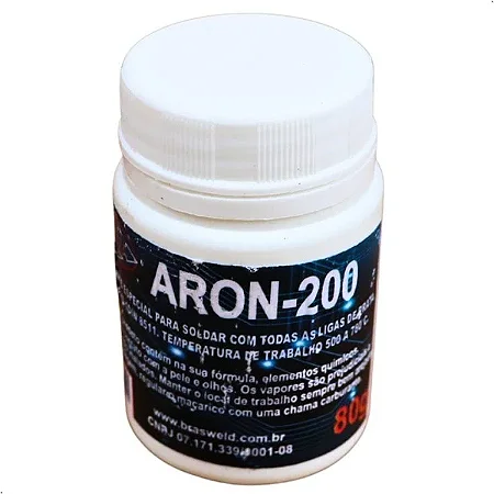 FLUXO SOLDA PRATA 80G FOSCOPER ARON -200 brasweld