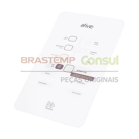 W10887444 - PLACA INTERFACE REFRIGERADOR BRASTEMP