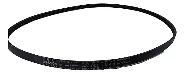 016104 - CORREIA BORRACHA ELASTICA N5-905 LAV DE ROUPAS SEMI-AUT 10KG TANQUINHO BRITÂNIA