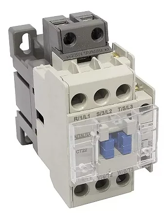 CHAVE CONTACTORA  TRIPOLAR 22A-AC3 BOB 220VCA METALTEX