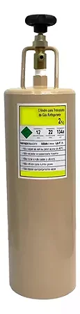 GARRAFA P/GAS 2 KG C/ VALVULA DE SEGURAÇA