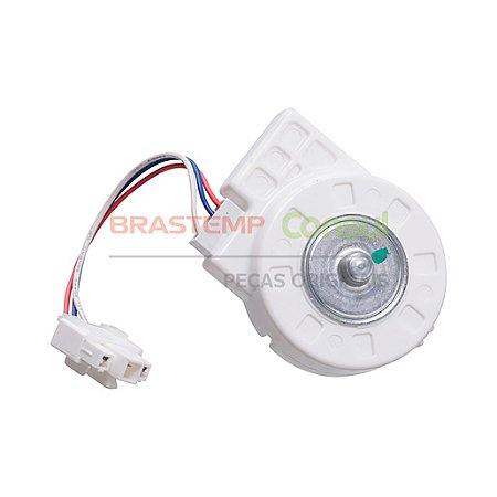 W10810088 - MOTOR VENTILADOR DC 14V - REFRIGERADOR BRASTEMP 3.000/Rpm - 3.5w