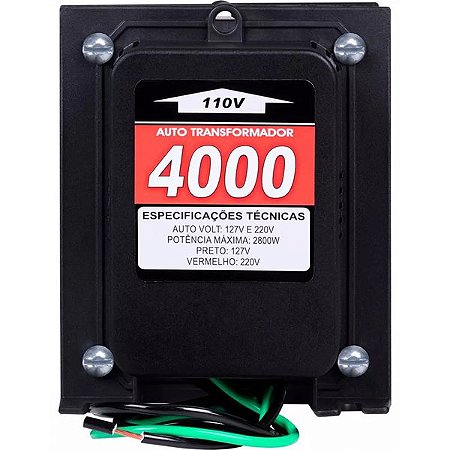 AUTO TRANSFORMADOR TRIPOLAR 4000 VAT 2800w  - KITEC