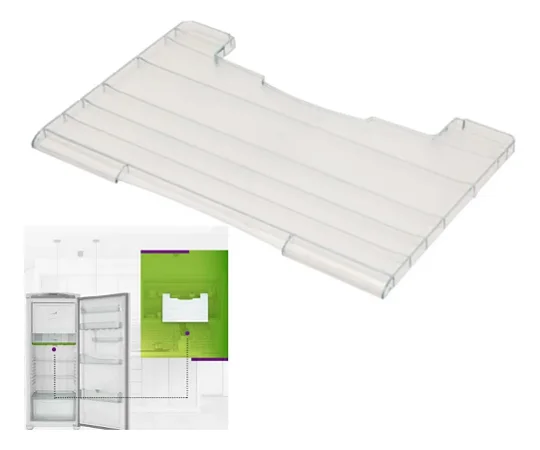 W10169457 PRATELEIRA  ACRILICO REFRIGERADOR CONSUL