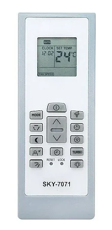 7071 - CONTROLE AR CONDICIONADO COMPATIVEL COM SPLIT ELECTROLUX